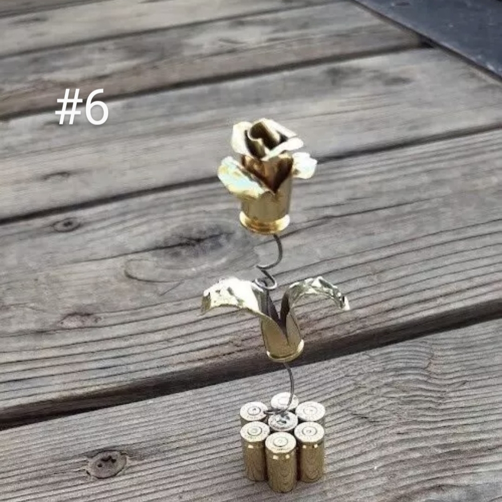 Bullet Rose Handmade Mens Women's Gift Unique  One Of A Kind Limited Edition